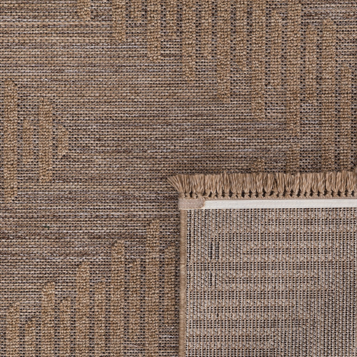 In & Outdoor Rug Cologne with Bohemian Diamond Pattern