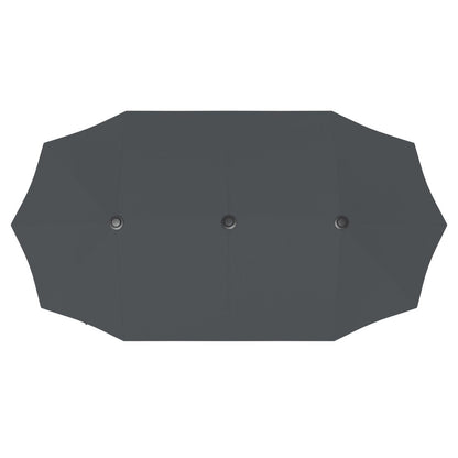 13 ft Double-Sided Patio Umbrella – Extra-Large Outdoor Shade Canopy
