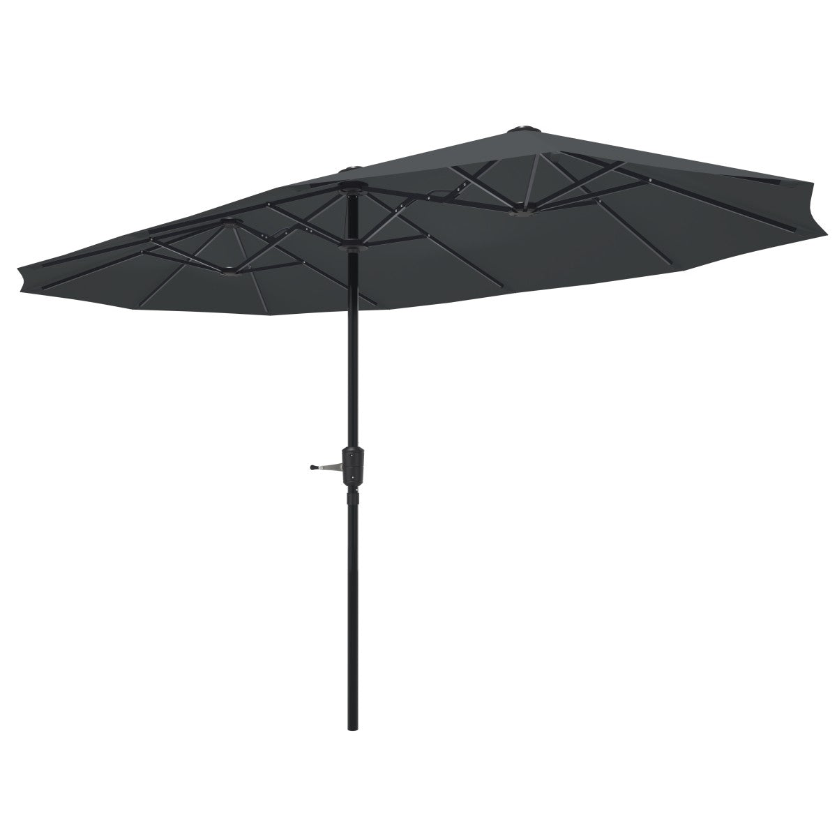 13 ft Double-Sided Patio Umbrella – Extra-Large Outdoor Shade Canopy