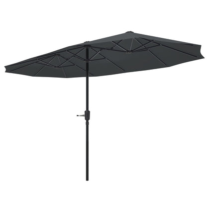 13 ft Double-Sided Patio Umbrella – Extra-Large Outdoor Shade Canopy