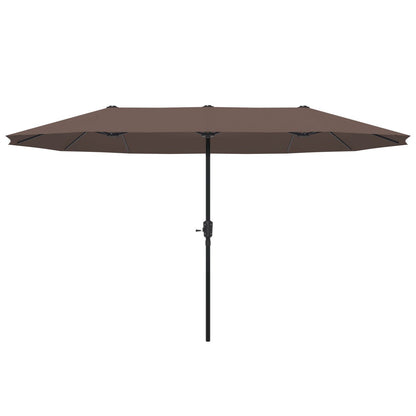 13 ft Double-Sided Patio Umbrella – Extra-Large Outdoor Shade Canopy