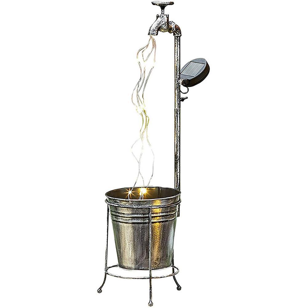 Solar Faucet Water Light – Cascading Fairy LED Garden Décor