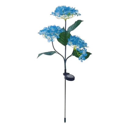 Outdoor Hydrangea Solar Flower Lights