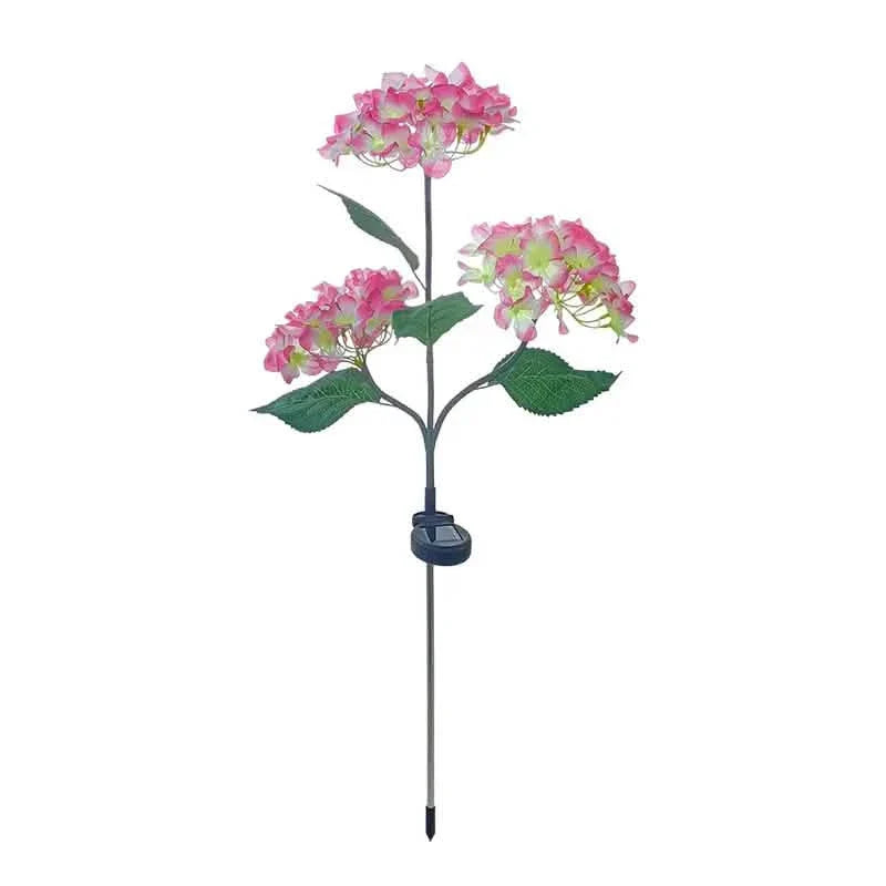Outdoor Hydrangea Solar Flower Lights
