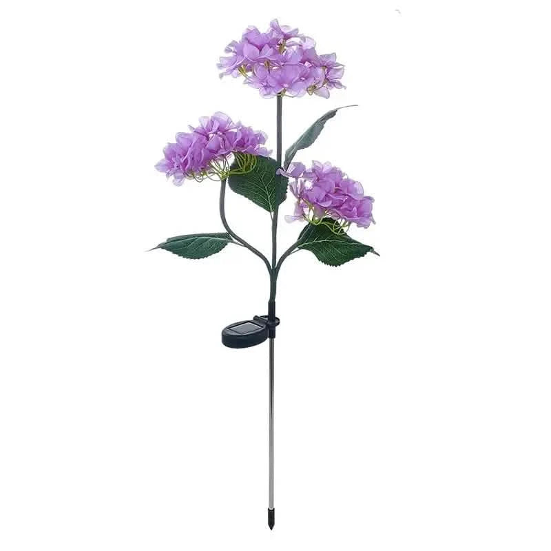 Outdoor Hydrangea Solar Flower Lights