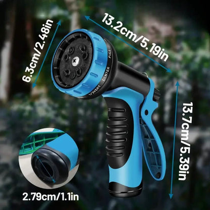 25 ft Heavy-Duty Garden Hose with Spray Nozzle – Durable & Leakproof