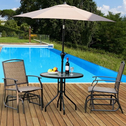 Steel Frame Outdoor Glider Chair
