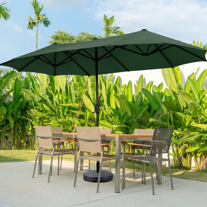 13 ft Double-Sided Patio Umbrella – Extra-Large Outdoor Shade Canopy