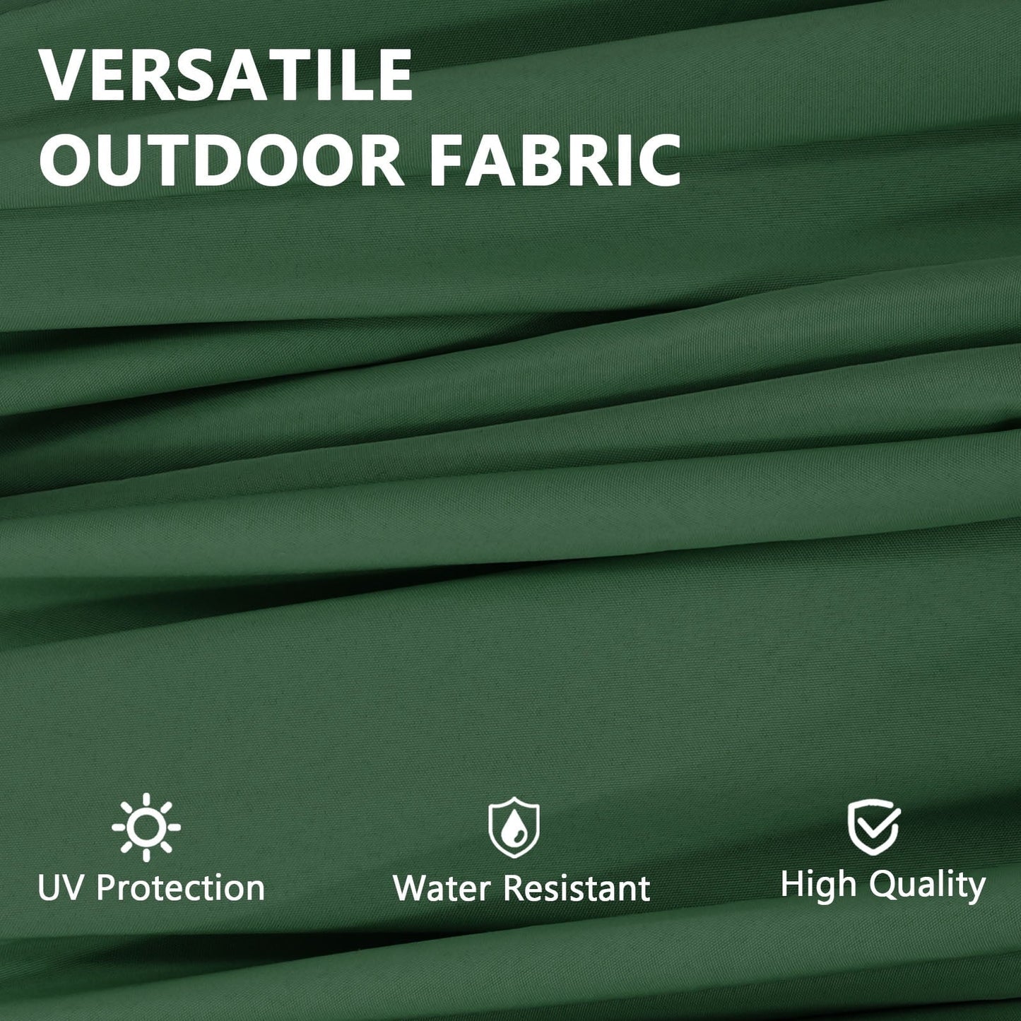 13 ft Double-Sided Patio Umbrella – Extra-Large Outdoor Shade Canopy