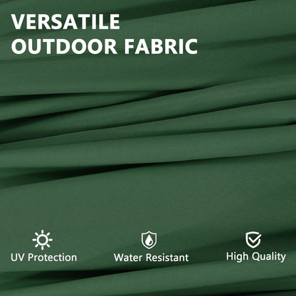 13 ft Double-Sided Patio Umbrella – Extra-Large Outdoor Shade Canopy