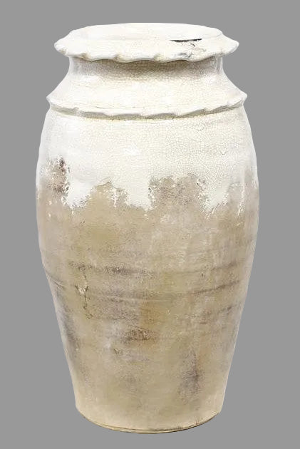 Hand-Thrown Ceramic Crackle Glaze Vase | Artisan Decorative Vase | Alta's Garden