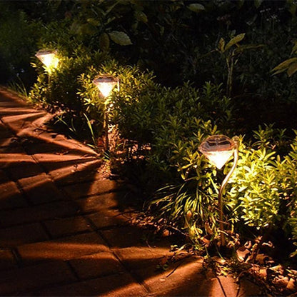 4-Pack Solar Garden Diamond LED Lights | Waterproof Landscape Path Lights | Alta's Garden