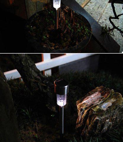 Garden Premium LED Solar Luxury Stainless Steel Lights For Yard Pathway