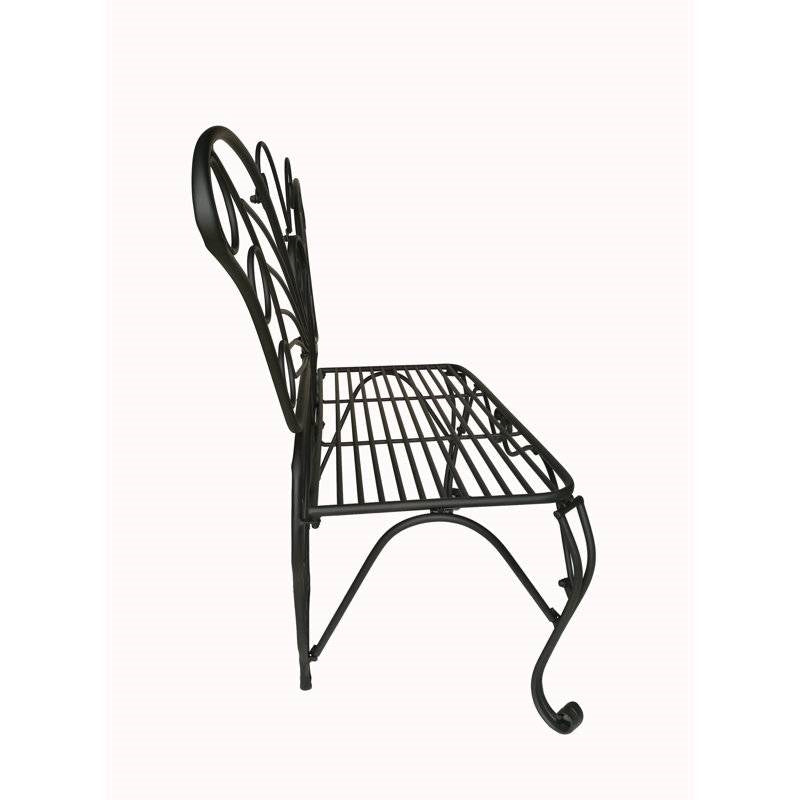 Modern Metamorphosis Metal Butterfly Garden Bench