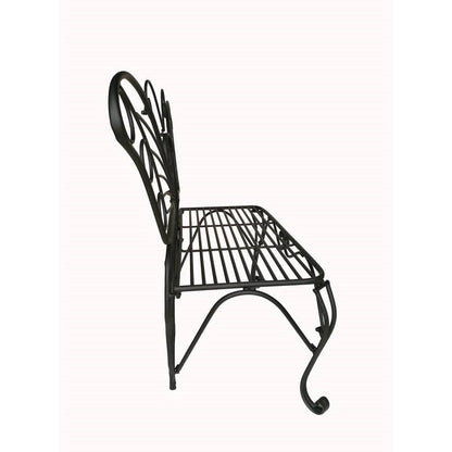 Modern Metamorphosis Metal Butterfly Garden Bench