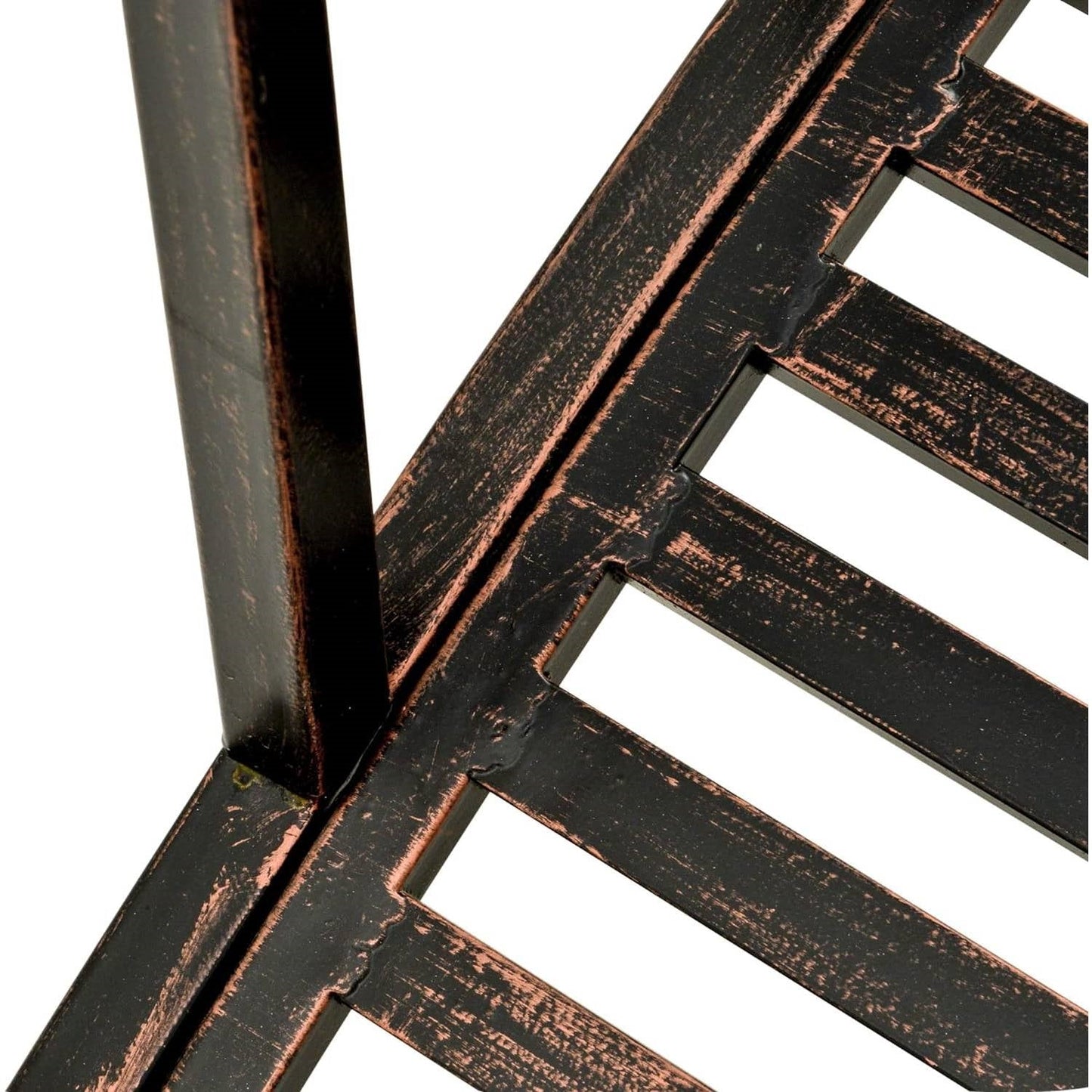 4-ft Metal Garden Bridge with Black Bronze Finish