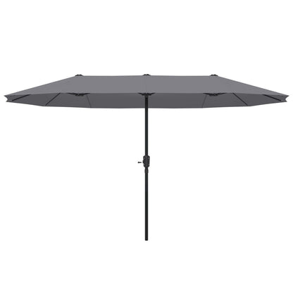 13 ft Double-Sided Patio Umbrella – Extra-Large Outdoor Shade Canopy