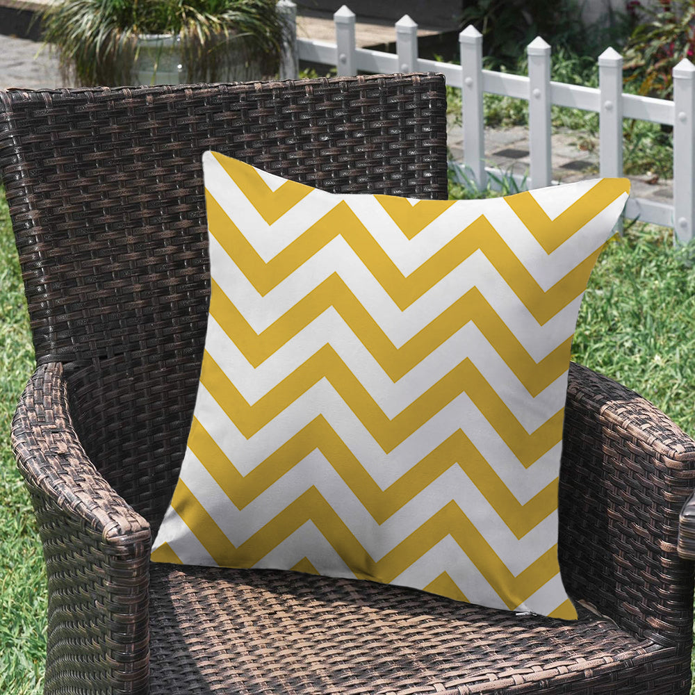 Stripes/Waving Outdoor Waterproof Pillow (With Insert) waterproof outdoor throw pillow, great for your outdoor furniture