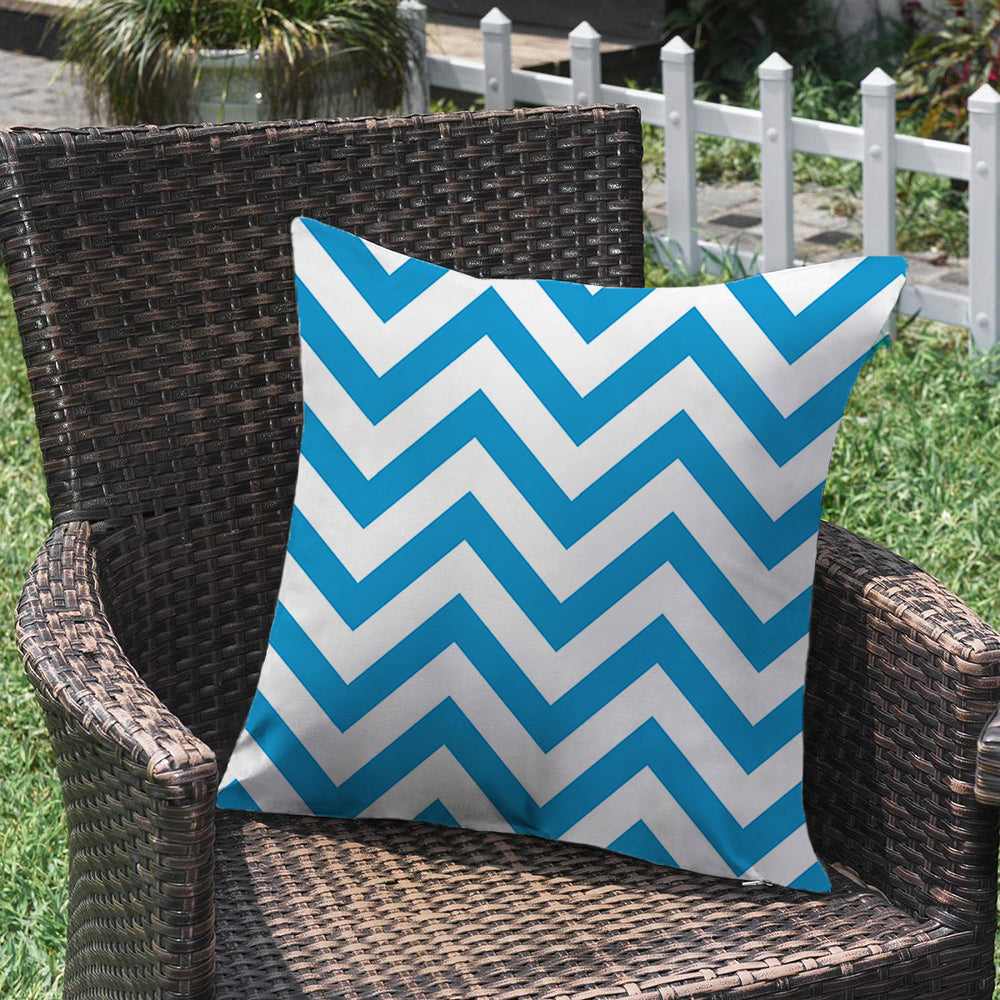 Stripes/Waving Outdoor Waterproof Pillow (With Insert) waterproof outdoor throw pillow, great for your outdoor furniture