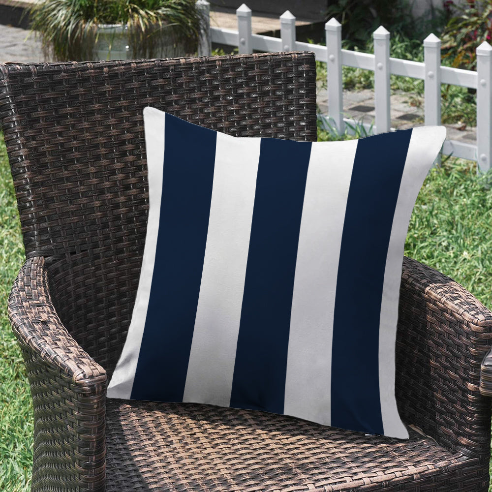 Stripes/Waving Outdoor Waterproof Pillow (With Insert) waterproof outdoor throw pillow, great for your outdoor furniture