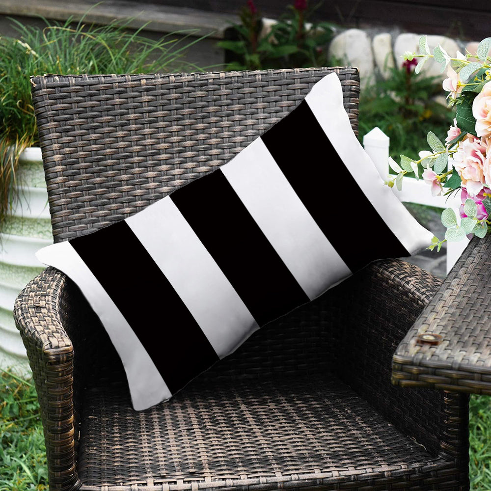 Stripes/Waving Outdoor Waterproof Pillow (With Insert) waterproof outdoor throw pillow, great for your outdoor furniture