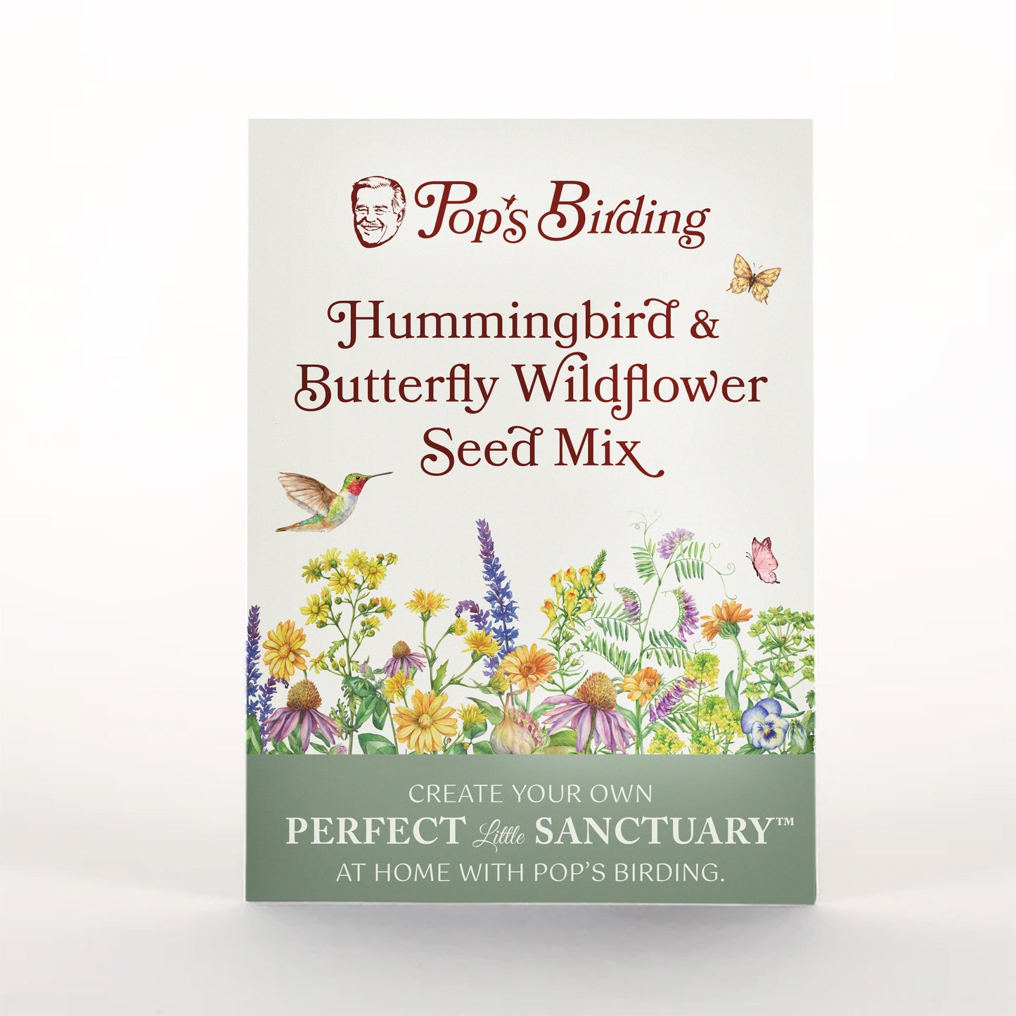 Pop’s Hummingbird & Butterfly Wildflower Seed Mix – Pollinator Garden Blend
