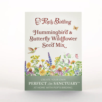 Pop’s Hummingbird & Butterfly Wildflower Seed Mix – Pollinator Garden Blend