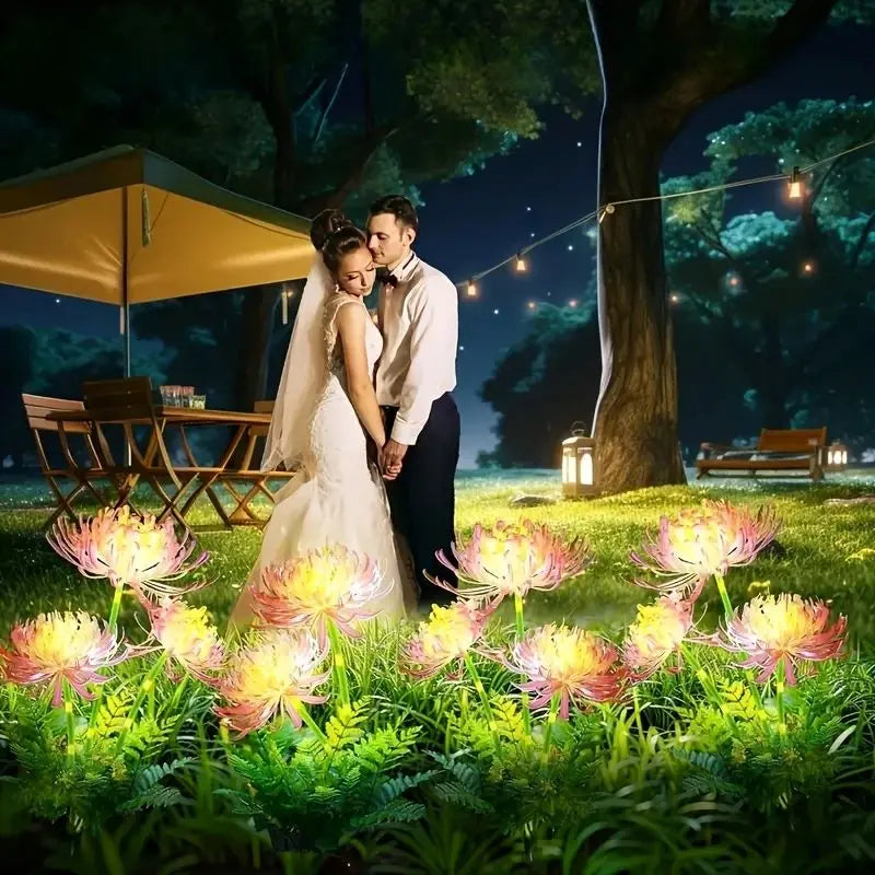Outdoor Flower Solar Garden Lights