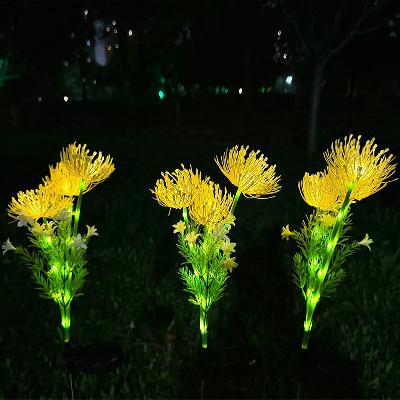 Outdoor Flower Solar Garden Lights