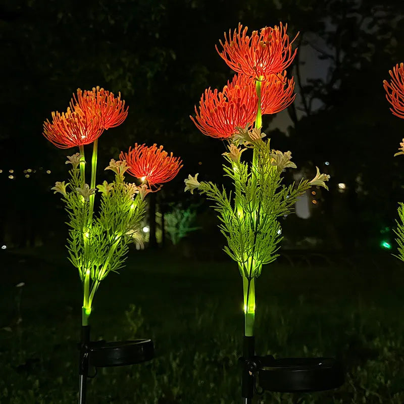 Outdoor Flower Solar Garden Lights