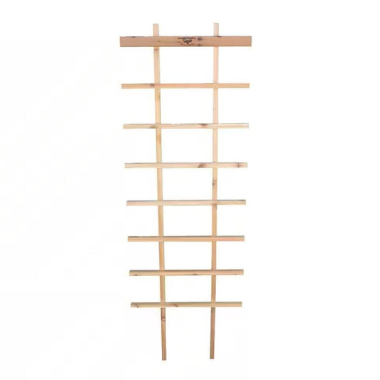 Folding 72-inch Outdoor Red Cedar Wood Garden Trellis