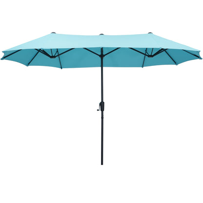 13 ft Double-Sided Patio Umbrella – Extra-Large Outdoor Shade Canopy