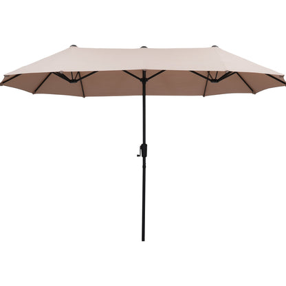 13 ft Double-Sided Patio Umbrella – Extra-Large Outdoor Shade Canopy