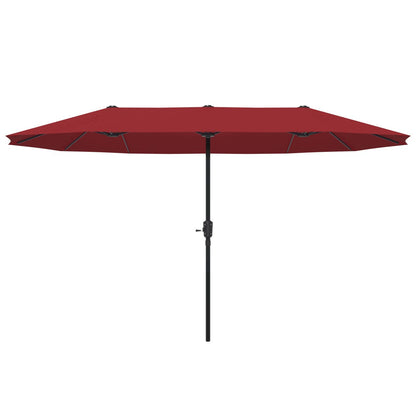 13 ft Double-Sided Patio Umbrella – Extra-Large Outdoor Shade Canopy