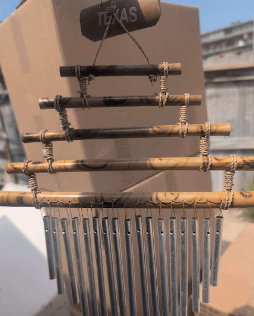 Bamboo with Metal Chime Wind Chime