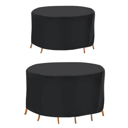 Circular Outdoor Table Cover – Waterproof, UV-Resistant Furniture Protector