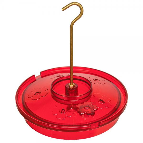 Songbird Essentials Hummingbird Haven Feeder – Easy Clean Top-Fill 16 oz Nectar Feeder with Ant Moat & 360° Viewing