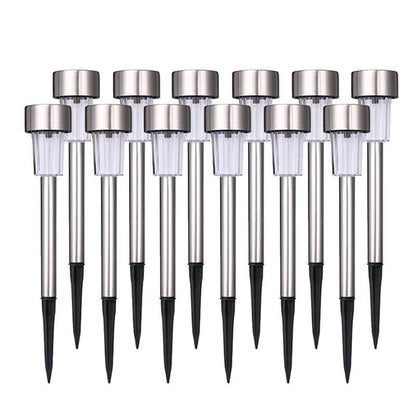 Garden Premium LED Solar Luxury Stainless Steel Lights For Yard Pathway