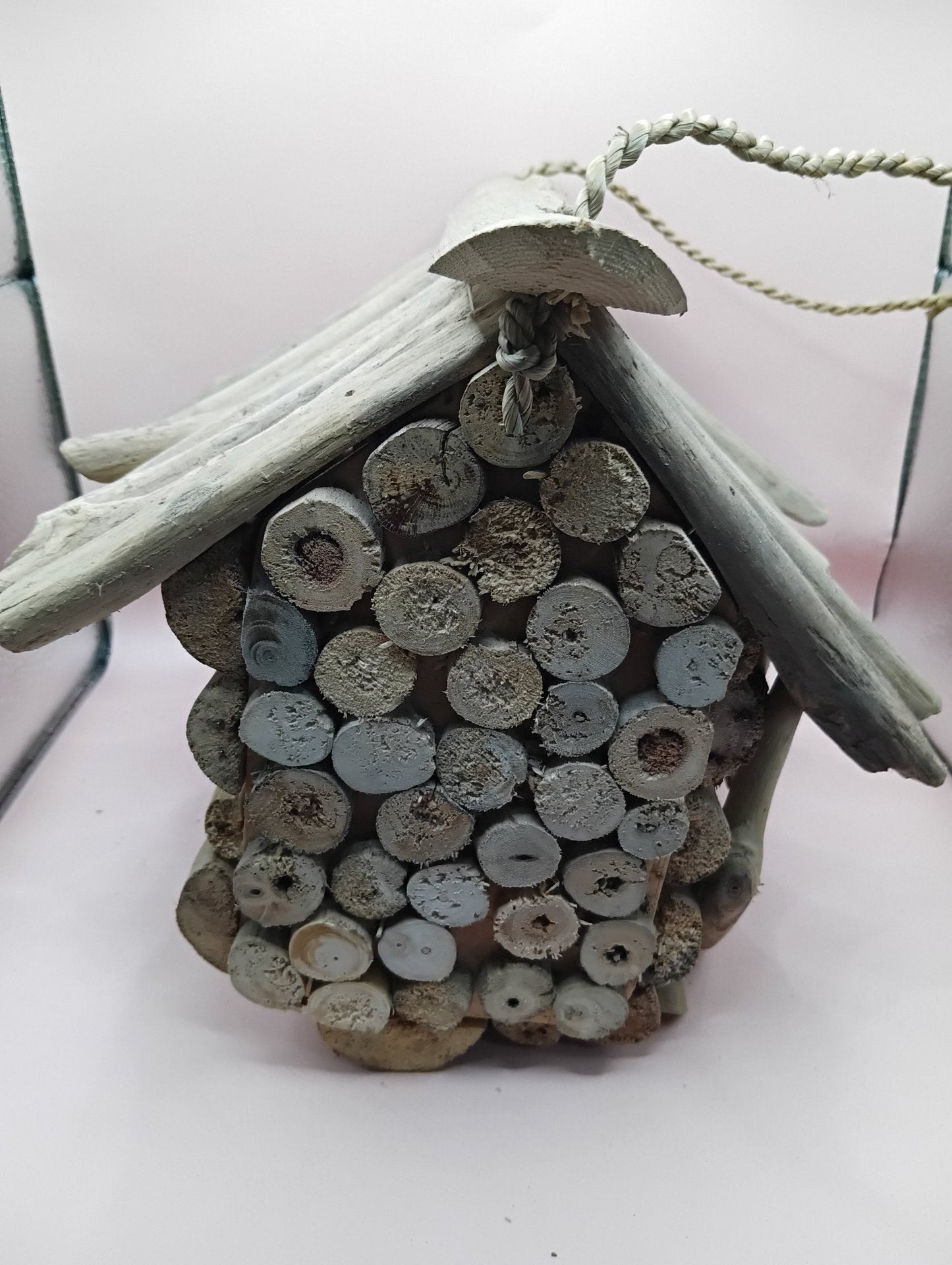Handcrafted Driftwood Birdhouse –  Coastal Rustic Decor