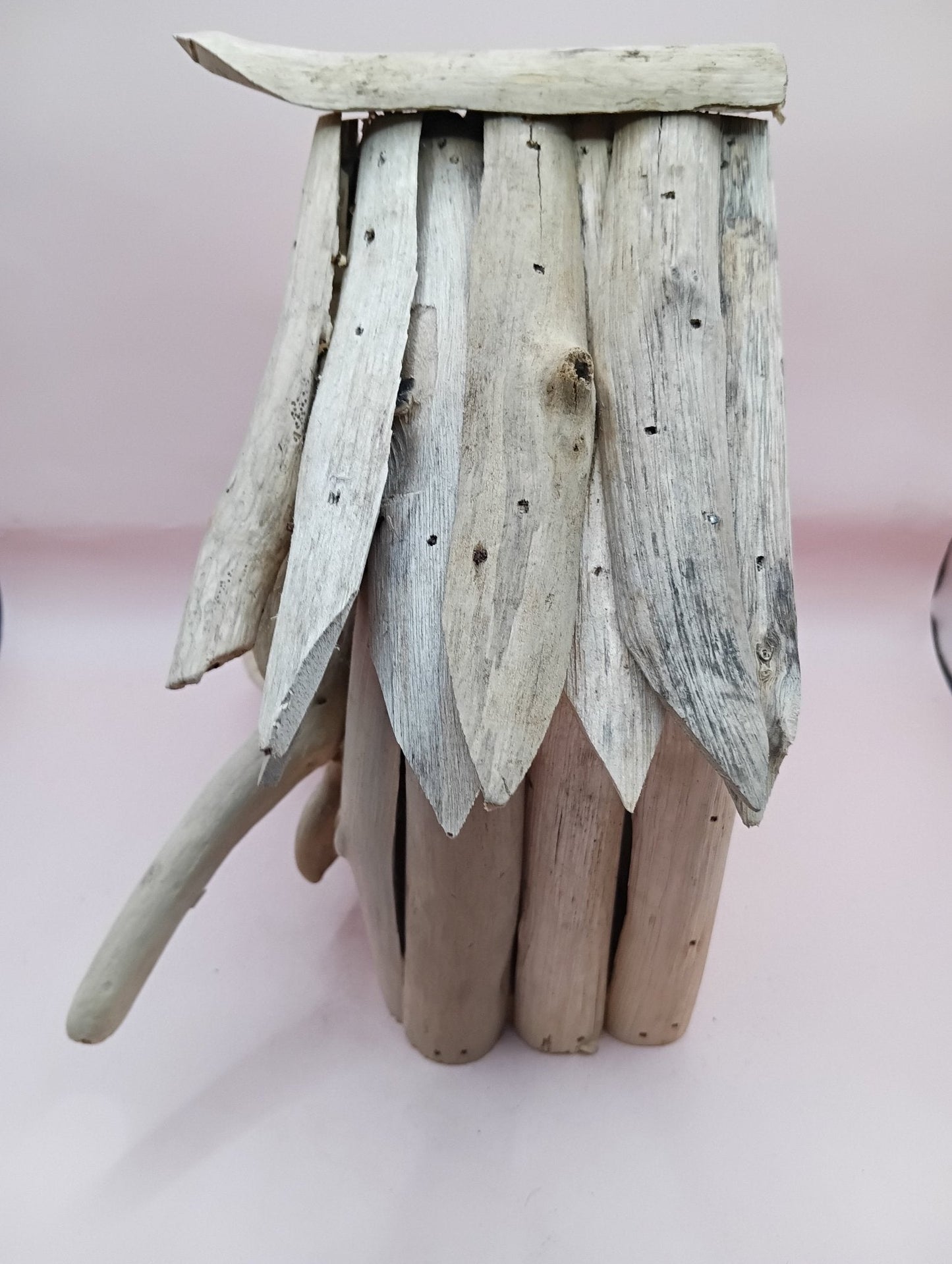 Handcrafted Driftwood Birdhouse –  Coastal Rustic Decor