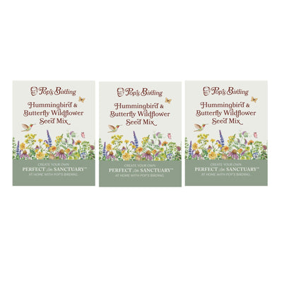 Pop’s Hummingbird & Butterfly Wildflower Seed Mix – Pollinator Garden Blend