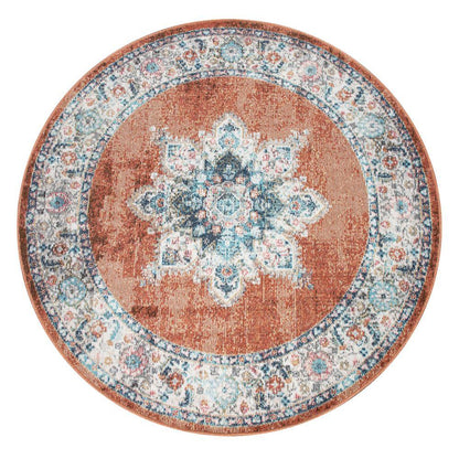 Indoor & Outdoor Rug For Patio, Oriental Pattern In Red