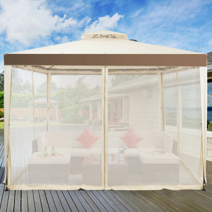 Canopy Gazebo Tent Shelter with Mosquito Netting