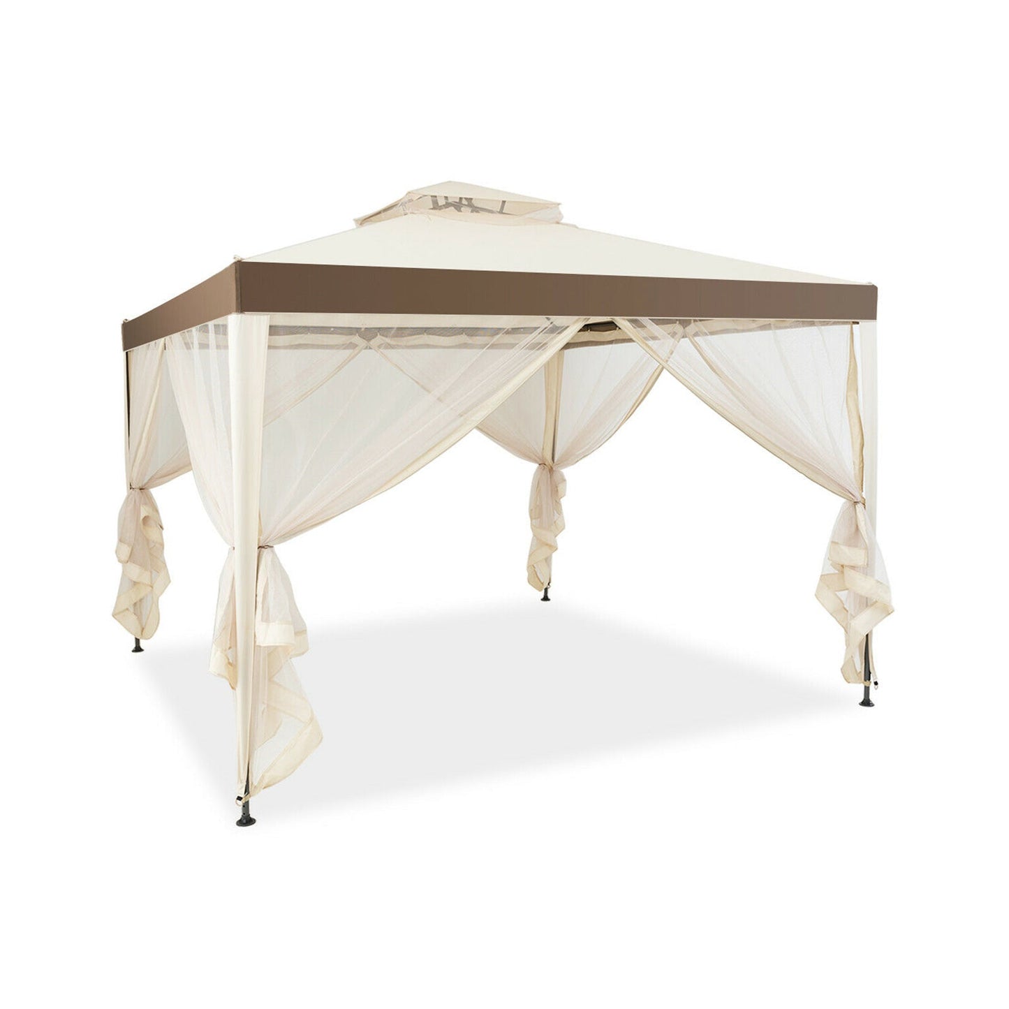 Canopy Gazebo Tent Shelter with Mosquito Netting
