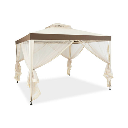 Canopy Gazebo Tent Shelter with Mosquito Netting