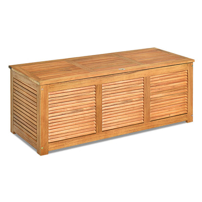 Acacia Wood Outdoor Storage Bench Box – Durable, Stylish & Multi-Functional