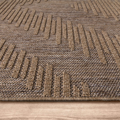 In & Outdoor Rug Cologne with Bohemian Diamond Pattern