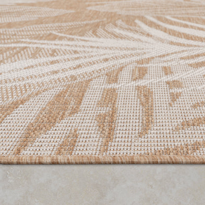 Indoor & Outdoor Rug Captera with Leaves Design