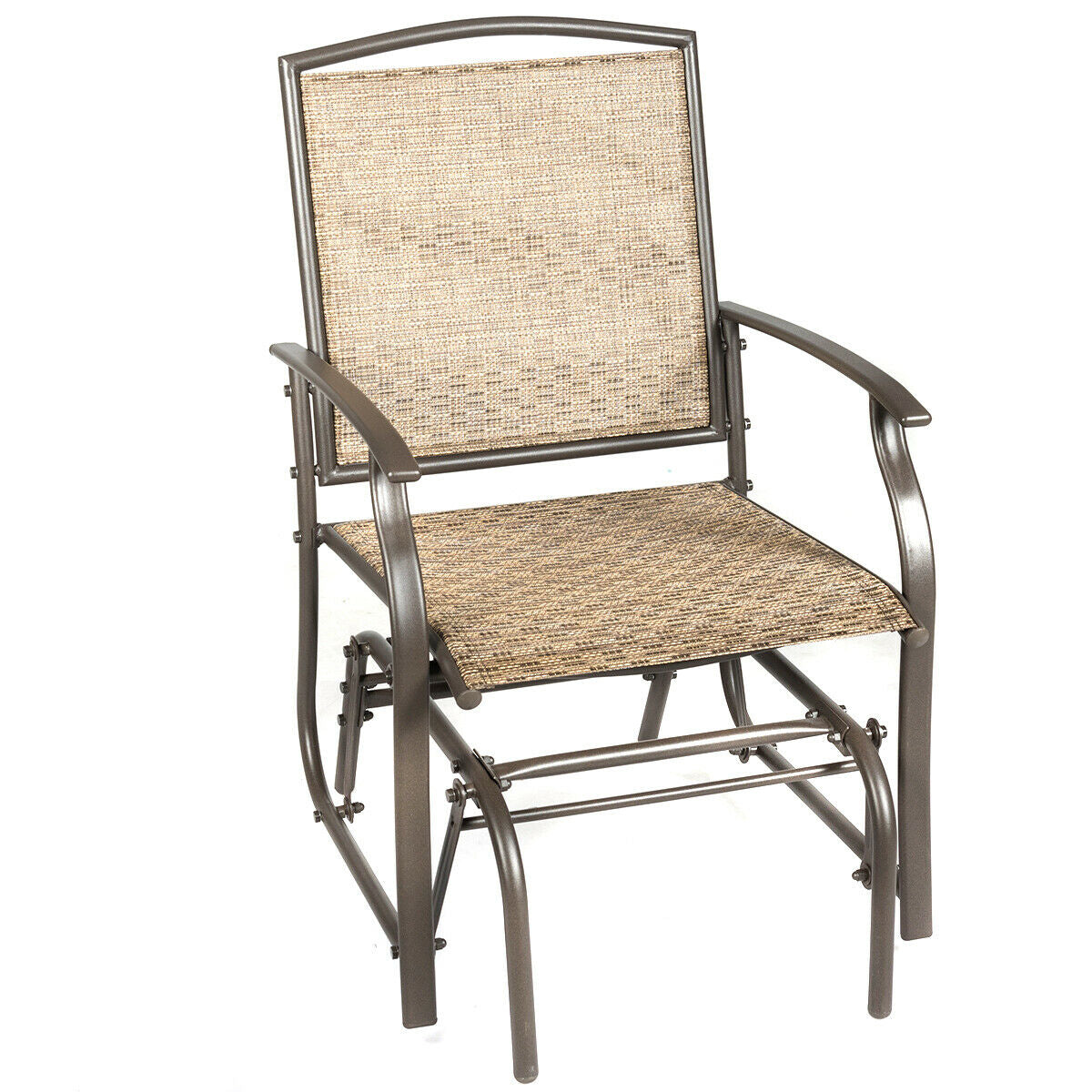 Steel Frame Outdoor Glider Chair