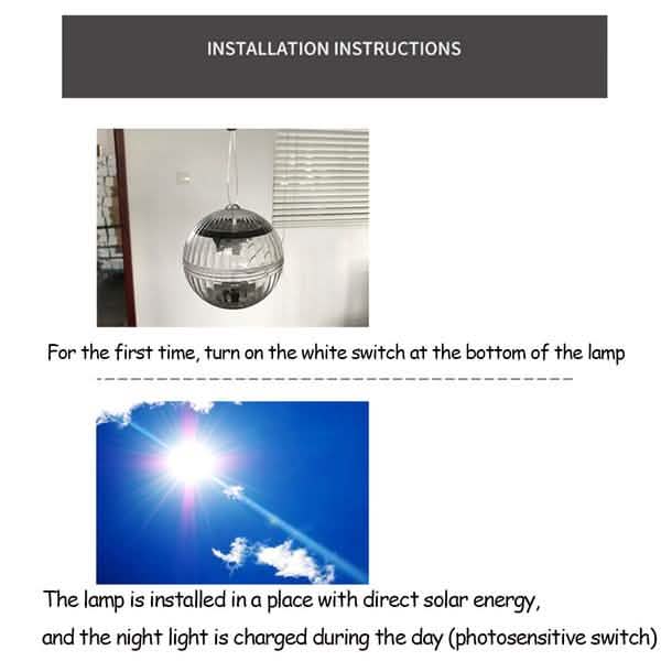 Color Changing Solar Powered Floating Pond or Pool  Light